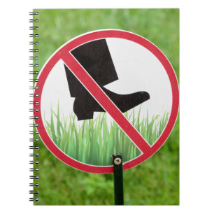 Carnet Garde Du Signe De Gazon