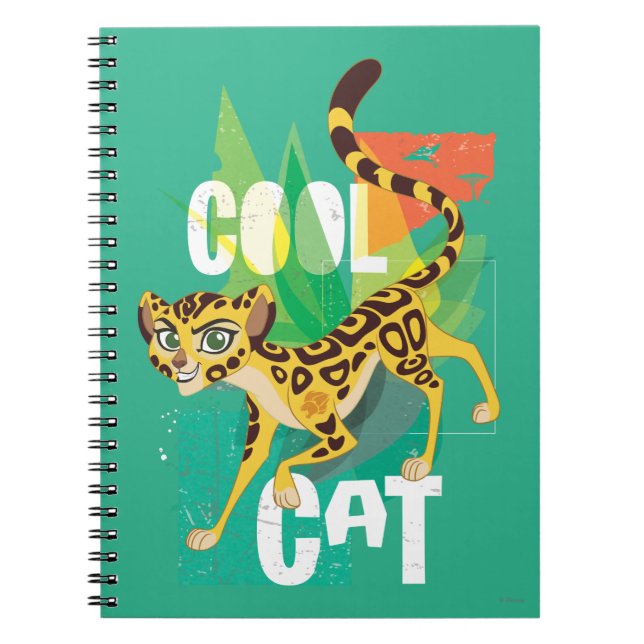 Carnet Garde-lions | Cool Cat Fuli (Devant)