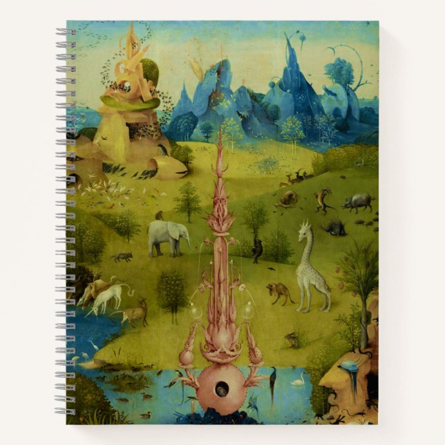 Carnet Garden of Eden - Hieronymus Bosch (Devant)