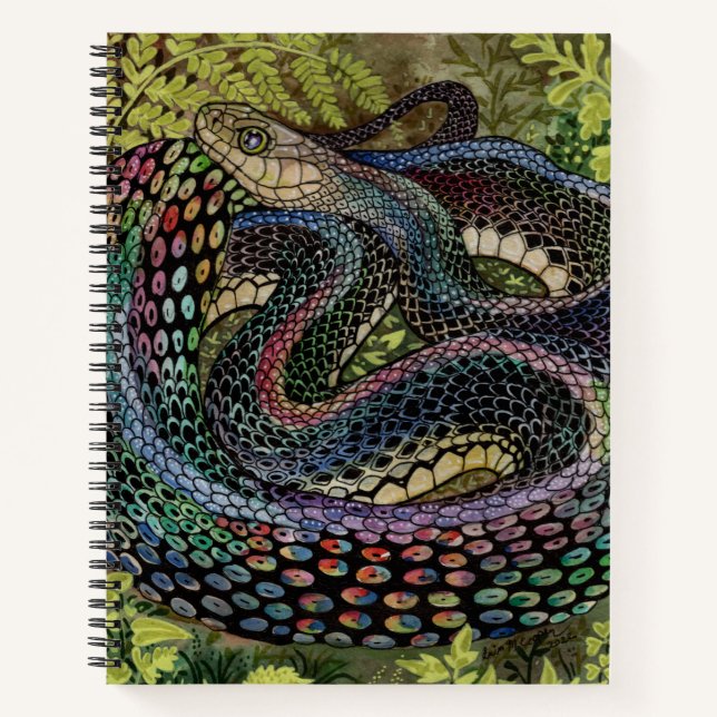 Carnet Gardener Snake Study Beyond the Skin sketchbook (Devant)