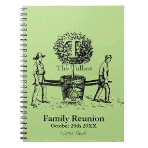 Carnet Gardeners Family Reunion Guest Book Nom personnali