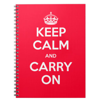 Carnet Gardez le calme et continuez