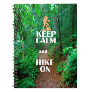 Carnet Gardez le calme et la marche