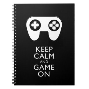 Carnet GARDEZ LE CALME ET LE JEU EN MARCHE - Pavé de jeu