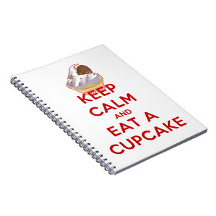 Carnet Gardez le calme et mangez un petit gâteau