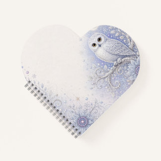 Carnet Gardienne de la Nuit d'Hiver – Douce Chouette Blan