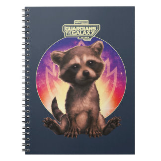 Carnet Gardiens de la Galaxie Bébé Rocket Assis
