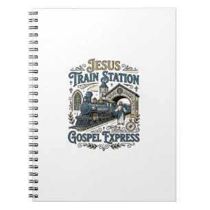 Carnet Gare de train Jésus Gospel Express Gare de train J