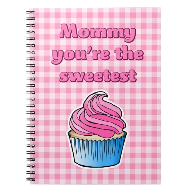 Carnet Gâteau rose le plus doux (Devant)