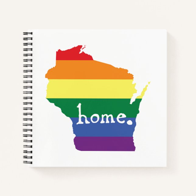 Carnet Gay pride du Wisconsin | Carte de la maison (Devant)