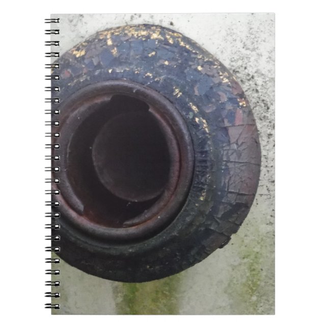 Carnet gaz de camion vintage vert et blanc (Devant)