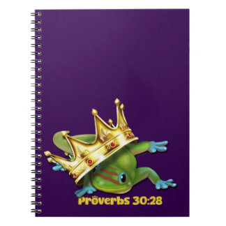 Carnet Gecko avec couronne—Proverbes