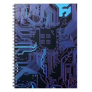 Carnet Geek Sortie carte de circuit électronique Nerd PCB