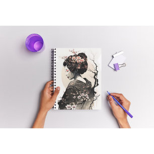 Carnet Geisha japonaise gracieuse -