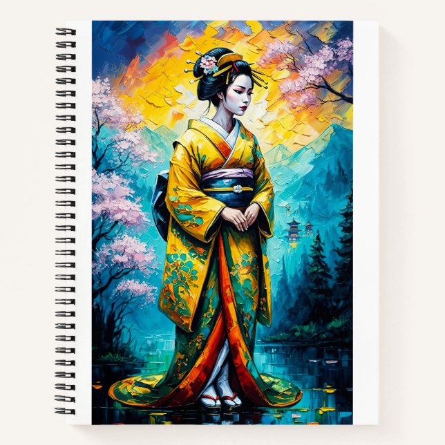 Carnet geisha textured (Devant)