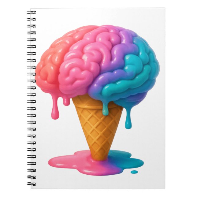 Carnet Gel du cerveau : Les idées douces fondent rapideme (Devant)