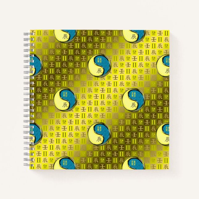 Carnet Gémeaux & Dragon d'eau (Devant)