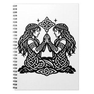 Carnet Gémeaux — Jumeaux du Zodiaque de l'Encre Hantée