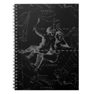 Carnet Gemini Zodiac Constellation Hevelius 1690
