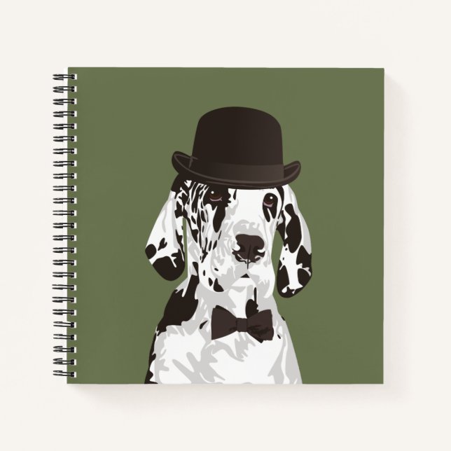 Carnet Génial chien Danse pour Amoureux de les chiens (Devant)