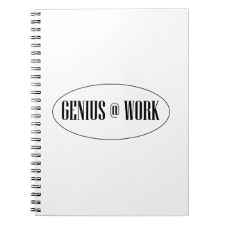 Carnet Génie au logo de travail