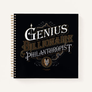 Carnet Génie Milliardaire Philanthrope Graphisme Orné