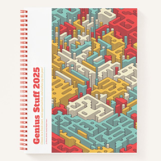 Carnet Genius Stuff 2025 ! (Devant)