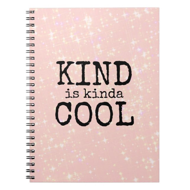 Carnet Genre est Kinda Cool Kindness Be Kind Thème (Devant)
