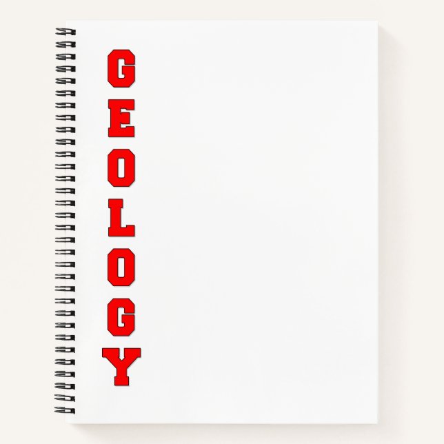 Carnet Géologie (Devant)