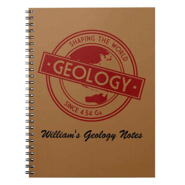 Carnet Géologie - Façonner le Logo Mondial (Asie/Australi (Devant)