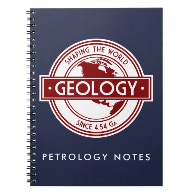 Carnet Géologie - Façonner le logo mondial de l'Amérique  (Devant)