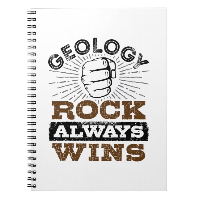 Carnet Géologie Rock gagne toujours (Devant)