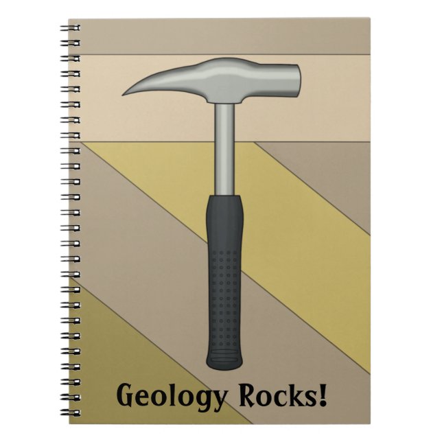 Carnet géologie rocks! Rock Hammer (Devant)