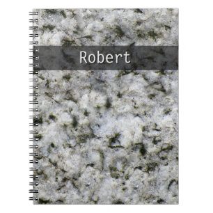 Carnet Géologie White Granite Rock Texture n'importe quel