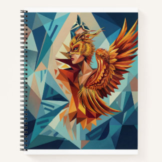 Carnet Geometric Phoenix Art Notebook