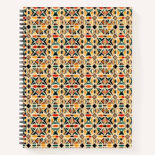 Carnet   Geometric Watercolor Mosaic (Devant)