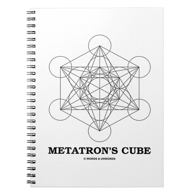 Carnet Géométrie sacrée du cube de Metatron (Devant)