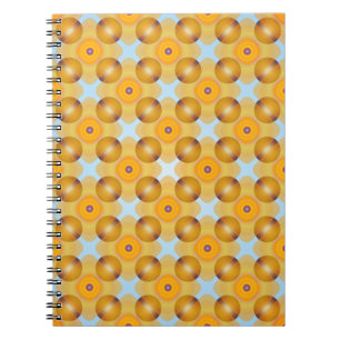 Carnet Géométrique jaune inhabituel