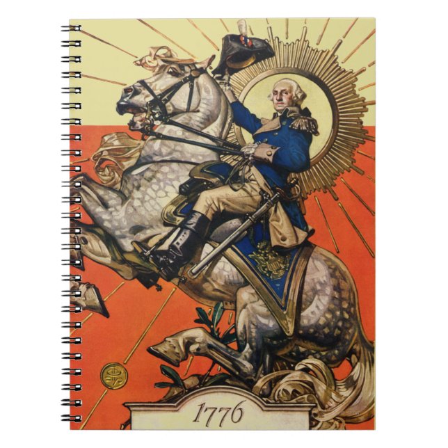 Carnet George Washington à cheval (Devant)