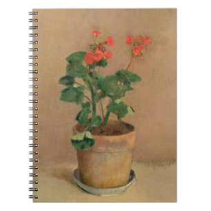 Carnet Géraniums dans un pot, c.1905 (huile sur la toile
