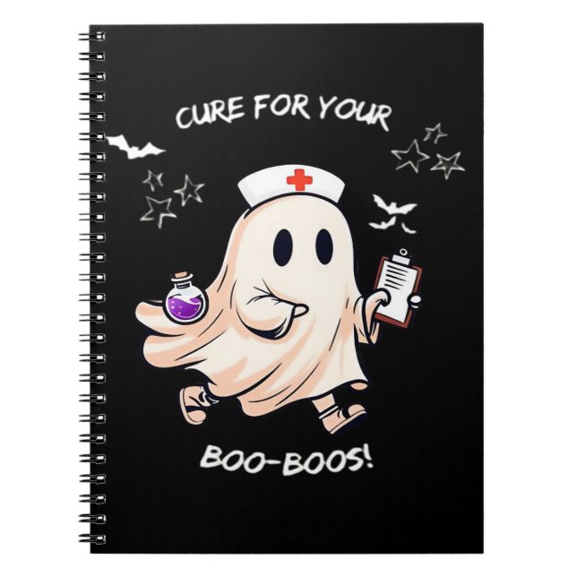 Carnet Ghost Nurse with Magical Potion � Cure for Your Bo (Devant)
