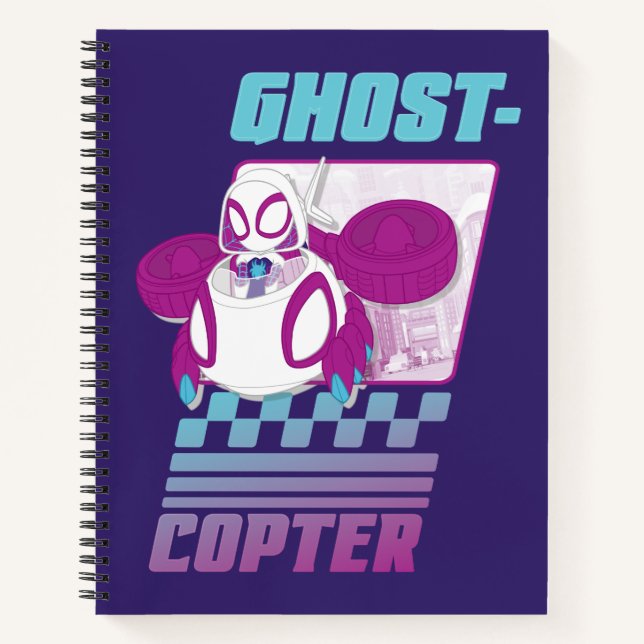 Carnet Ghost-Spider pilotant son Ghost-Copter (Devant)
