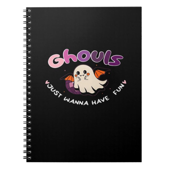 Carnet Ghouls Veut Juste Avoir Une Citation De Slogan Amu (Devant)