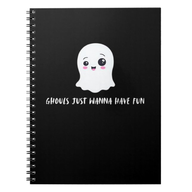 Carnet Ghouls Veut Juste Avoir Une Citation Éffrayante Am (Devant)