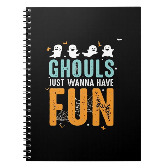 Carnet Ghouls veut juste s'amuser drôle Costume d'Hallowe (Devant)