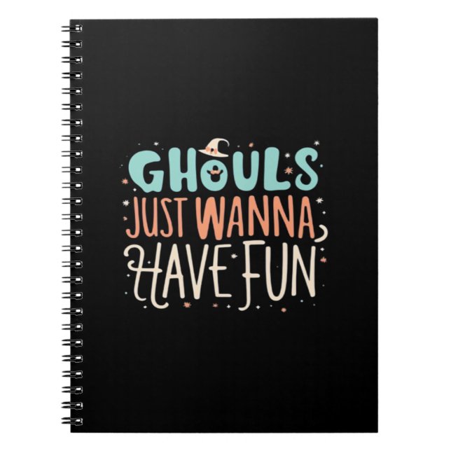Carnet Ghouls Veux Juste Avoir Des Vibes De Fente Amusant (Devant)