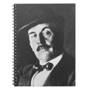 Carnet Giacomo Puccini (1858-1924) 1924 (photolitho) (b/w