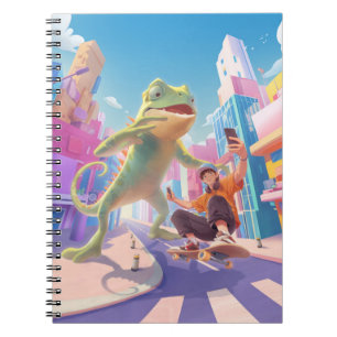Carnet Giant Chameleon - Illustration de la ville