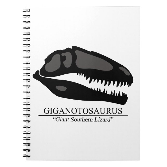 Carnet Giganotosaurus (Devant)