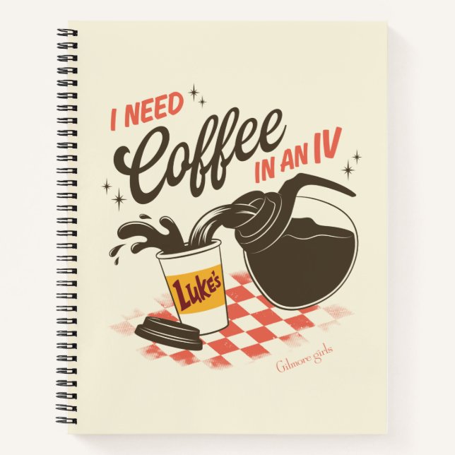 Carnet Gilmore Girls Luke’s Coffee IV Quote (Devant)